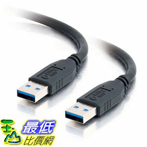 [美國直購] C2G / Cables To Go 54170 USB 3.0 A Male to A Male Cable, Black (1 Meter/3.2 Feet) 傳輸線  
