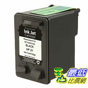 [美國直購ShopUSA] 黑色墨盒 eForCity Remanufactured Black Ink Cartridge for HP 21 (C9351AN) $365