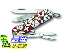 [美國直購 ShopUSA] 瑞士軍刀 Victorinox Swiss Army Classic Edelweiss Pocket Knife (Red) $876