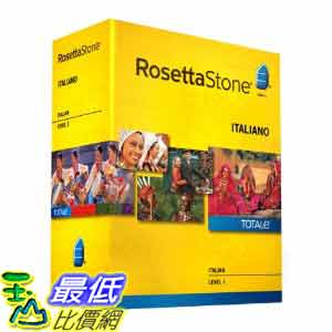 [美國直購ShopUSA] 羅塞塔石碑 Rosetta Stone V4 TOTALe: Italian Level 1 $9712  