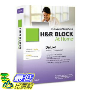 [美國直購 ShopUSA] 聯邦 H&R Block At Home 2010 Deluxe Federal + State + eFile$1560