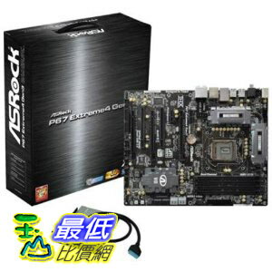 [A美國直購 ShopUSA] ASRock 主機板 MB-P67E4G3 LGA 1155 Intel P67 SATA 6Gb/s USB 3.0 ATX Intel Motherboard  $6699  