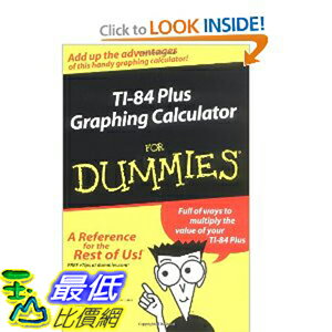 [美國直購 ShopUSA] TI-84 計算機使用指南288頁 TI-84 Plus Graphing Calculator for Dummies [Paperback] $799