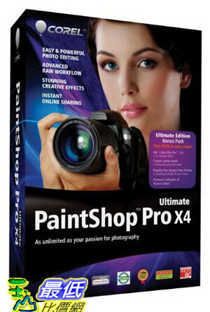 [美國直購 ShopUSA] 終極 Corel PaintShop Pro X4 Ultimate [Old Version] $2349  