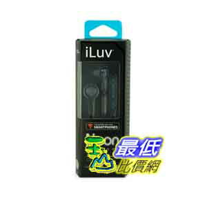 [美國直購 ShopUSA] iLuv 高性能耳機 IEP336BLK Neon Sound High-Performance Earphone with SpeakEZ Remote for Smartphones, Black $648 