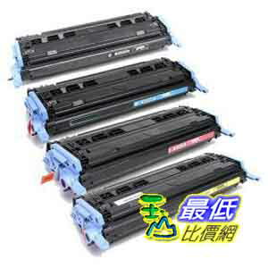 [美國直購] HP Compatible Q6000A Q6001A Q6002A Q6003A Toner Cartridge Set 4-PACK for Color LaserJet 1600 2600 $3800