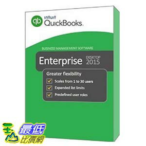 [103美國直購] QuickBooks 企業軟件 Enterprise Solutions 15.0 (2015) 5-user, Platinum Edition, (1 Year Subscription) $136000  