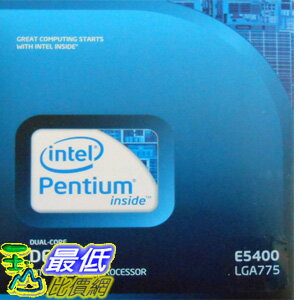 [美國直購 ShopUSA] INTEL 雙核 Pentium dual-core E5400 (BX80571E5400) 2.7ghz em64t dual core w/2mb cache 45nm 800mhz socket 775 retail $2909  