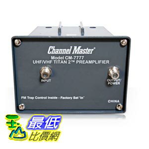 [103美國直購] 強波器 Channel Master CM 7777 TITAN2 UHF/VHF PREAMPLIFIER CM7777 $2945  
