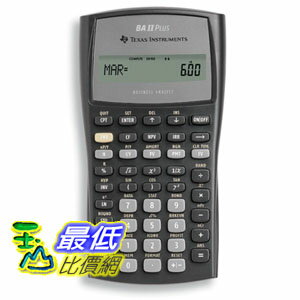 [美國直購 ShopUSA] Texas Instruments 計算器 BA II Plus Financial Calculator _T15 $1498