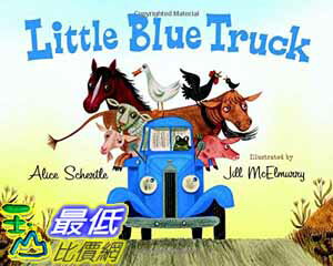 [104美國直購]2015 美國暢銷書 Little Blue Truck Board Book