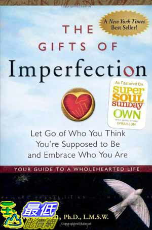 [104美國直購]2015 美國暢銷書 The Gifts of Imperfection: Let Go of Who You Think You're Supposed to Be and Embrace Who You Are. Paperback