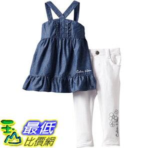 [美國直購 ShopUSA] Calvin Klein Baby-Girls Infant Tunic with Pants 兒童套裝 B00BBRL1CW $1089