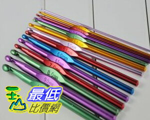 [玉山最低比價網] 彩色氧化鋁鉤針 14支裝 直徑0.2毫米到1毫米 (QC25) $260