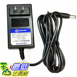 [104美國直購] 電源 T-Power 6.6 ft long cord Ac Dc adapter for 24V Dyson
