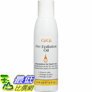 [104美國直購] 除毛油/脫毛油 B0006Q01BQ Gigi Pre-Epilation Oil 4 Ounce _CC1