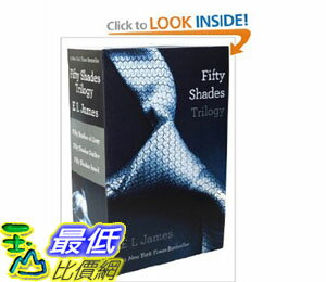 [美國直購]2012 美國秋季暢銷書排行榜Fifty Shades Trilogy: Fifty Shades of Grey$1409