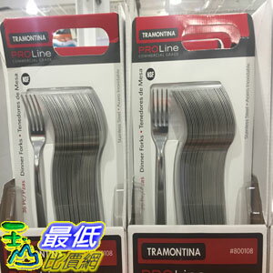 [104限時限量促銷] COSCO TRAMONTINA FORK 36PC SRT 巴西製不?鋼餐叉 36件組 _C800108 $294