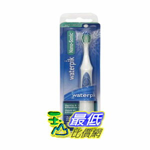 [104美國直購] Waterpik Nano 手持式電動牙刷 Sonic Toothbrush, White with Blue Accents $656