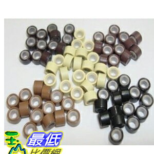 [103 美國直購 ShopUSA] 矽膠珠 100 Multi Color 5mm Silicone Lined Micro-ring Links Beads Linkies$316