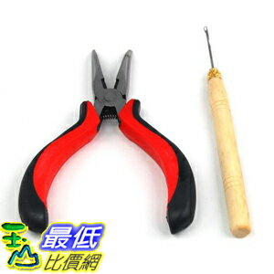 [103 美國直購 ShopUSA] 鉗子 TOOGOO(R) Stick Hair Extension Straight Pliers & Needle Pulling Hook Tool for Micro Rings $386