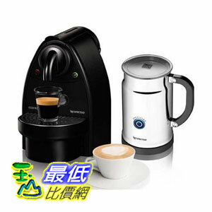 [美國直購 ShopUSA] 奶泡機Essenza Manual Espresso Machine with Aeroccino Plus Milk Frother Bundle Option: Black/Aero+Bundle $7890