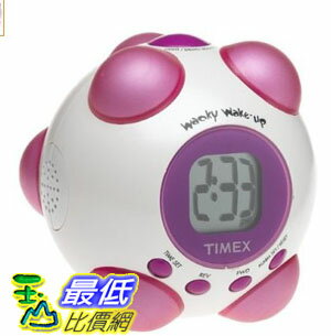 [美國直購 USAShop] Timex 鬧鐘 Wacky Shake and Wake Alarm Clock (White/Pink)