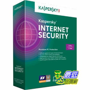 [103美國直購 USAShop] Kaspersky Internet Security 2015 3-PCs, 1 Year Protection _C910246 $1349  