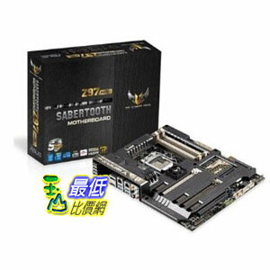 [103 美國直購 ShopUSA] ASUS 主機板 SABERTOOTH Z97 MARK1 ATX DDR3 2600 LGA 1150 Motherboards SABERTOOTH Z97 MARK1 $11057  