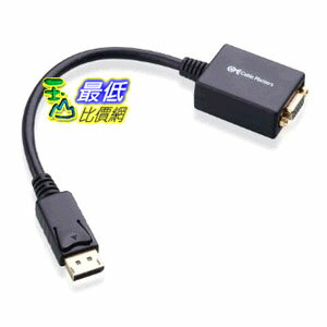 [103美國直購 USAShop] Cable Matters Gold Plated DisplayPort至VGA公對母電纜適配器 Size: VGA $817  