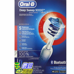 [104美國直購] Oral-B 電動牙刷 B00O8ODI5I Deep Sweep 5000 Smartseries with Bluetooth Electric $4798