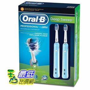 [104美國直購] Oral-B 電動牙刷 B00NWEID0U Professional Deep Sweep Electric Toothbrush Sets $3843
