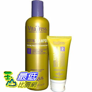 [104 美國直購] Nexxus VitaTress Biotin Shampoo 10oz + Scalp Creme 2.1oz "Combo Set" B004OTWJFW