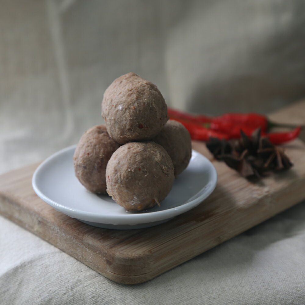 華品摃丸 椒麻牛肉丸 300公克/包 貢丸