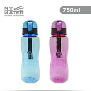 【MY WATER】晶鑽曲線水壺750ml 2色可選