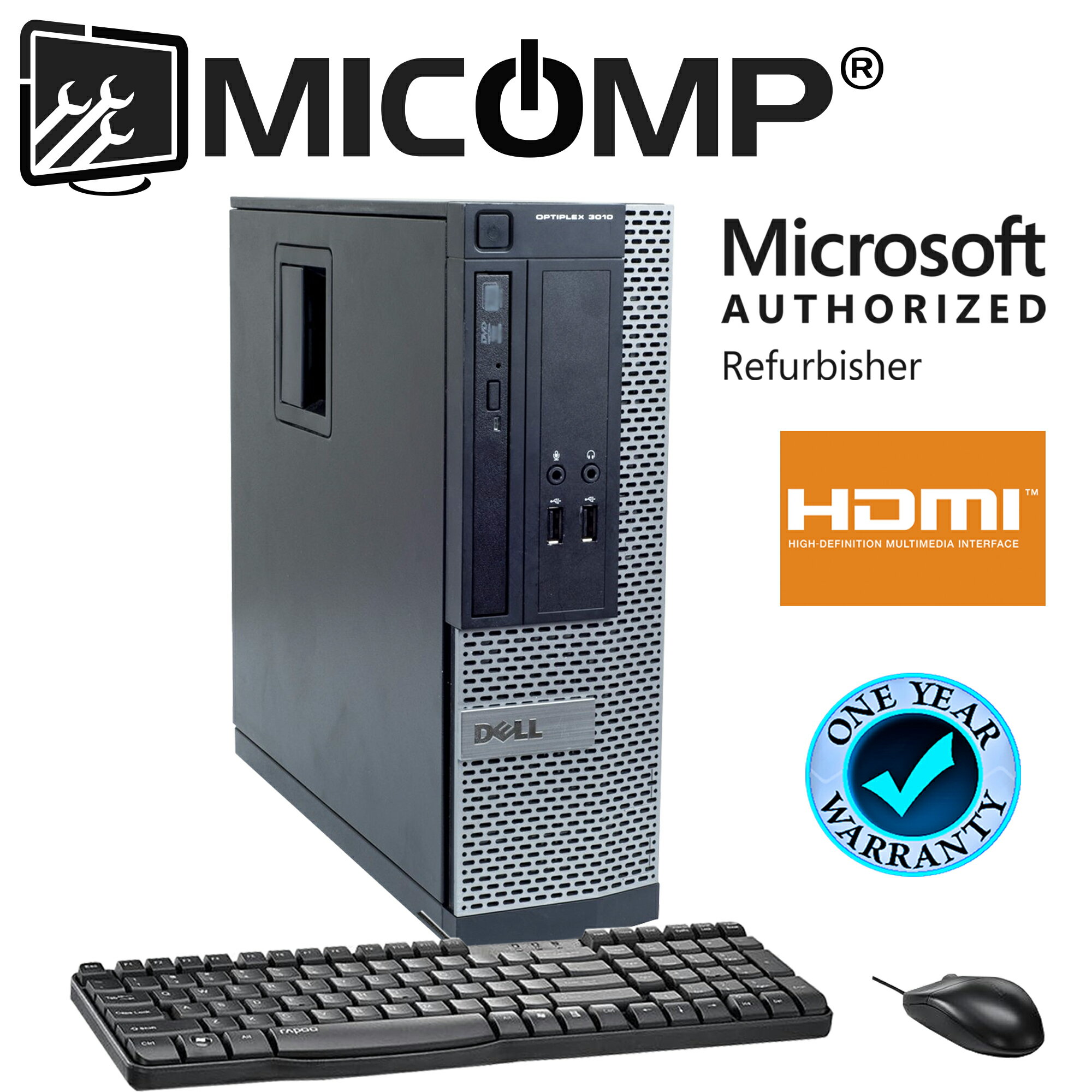 MICOMP: Dell Optiplex PC 3010 Small Form Factor I5-3470 Quad Core 3