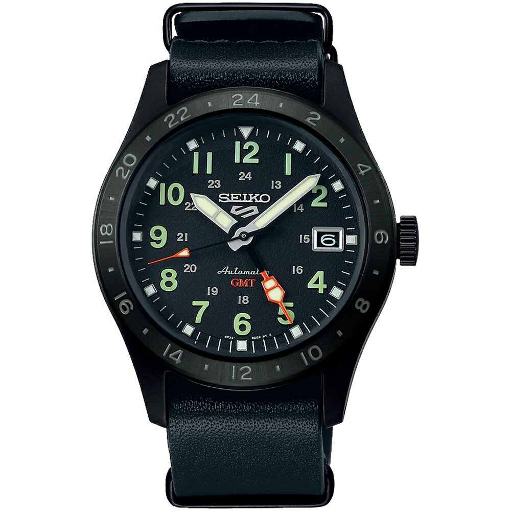 送禮首選★SEIKO 5 Sports 精工 GMT機械腕錶 SSK025K1/4R34-00C0C SK005 附提袋【全館優惠★APP下單天天點數10倍送】線上購買享 實體門市同步服務
