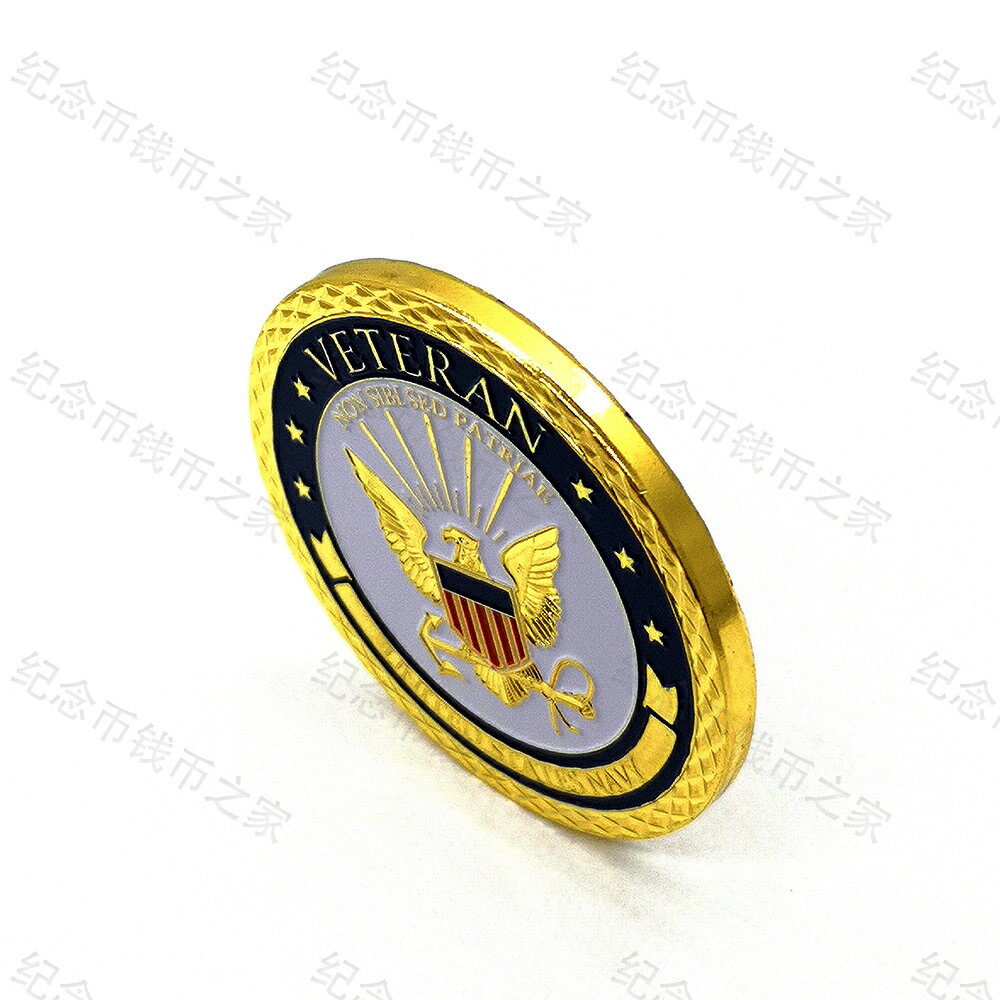 美國NAVY老兵海軍紀念徽章士兵信條勇氣幣榮譽幣獻身幣硬幣收藏| 協貿國際日用品生活3館| 樂天市場Rakuten