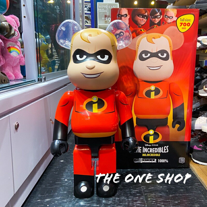 MEDICOM TOY - BE@RBRICK Mr. INCREDIBLE 1000％ Bearbrick - Mr. Incredible, 1.000%