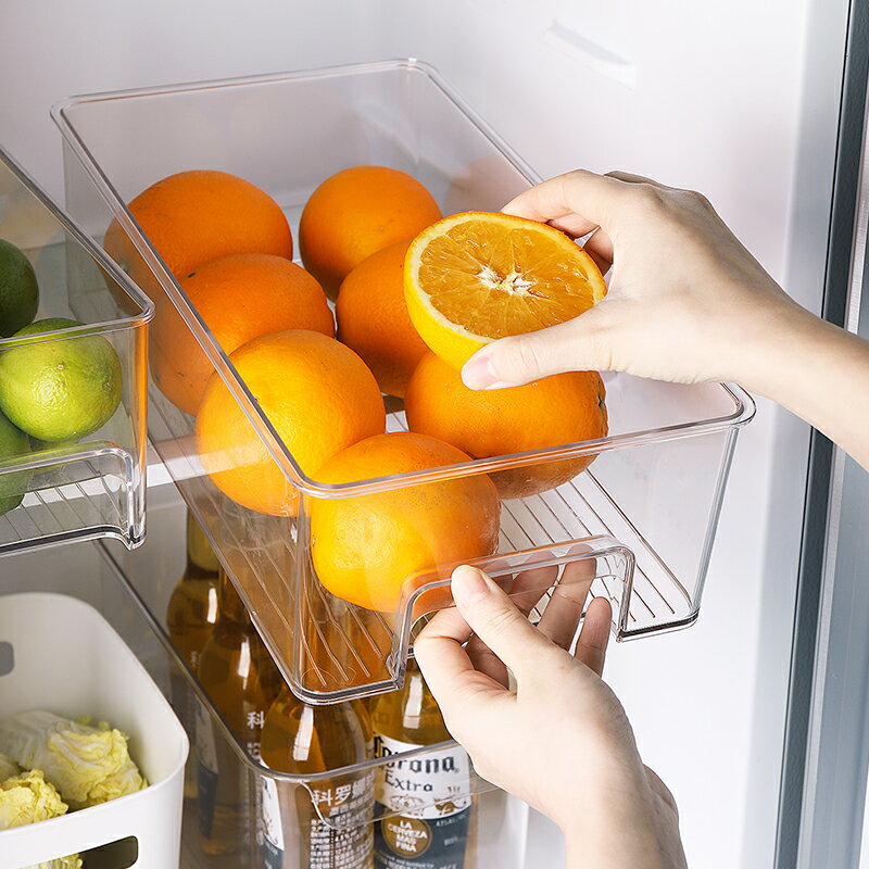 萬佳寧冰箱收納盒翻蓋抽屜式果蔬食品保鮮盒廚房水果蔬菜儲物神器