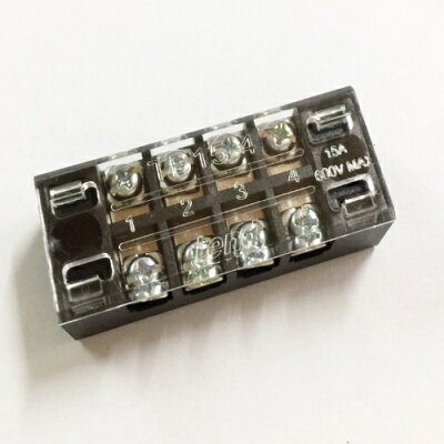 TB-15-4  600V / 15A   4*2P  tend(天得)固定式端子盤 / 配線盤(2個/包含稅)【佑齊企業 iCmore】
