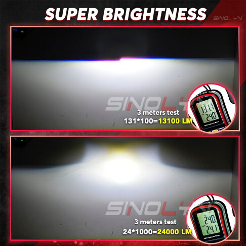 最新車燈科技 LED 激光 魚眼大燈 68W 24000流明 3寸 一體內建式 雙光 雙反光杯 LED汽車大燈 爆亮光型 | 寓偉 | 樂天 ...