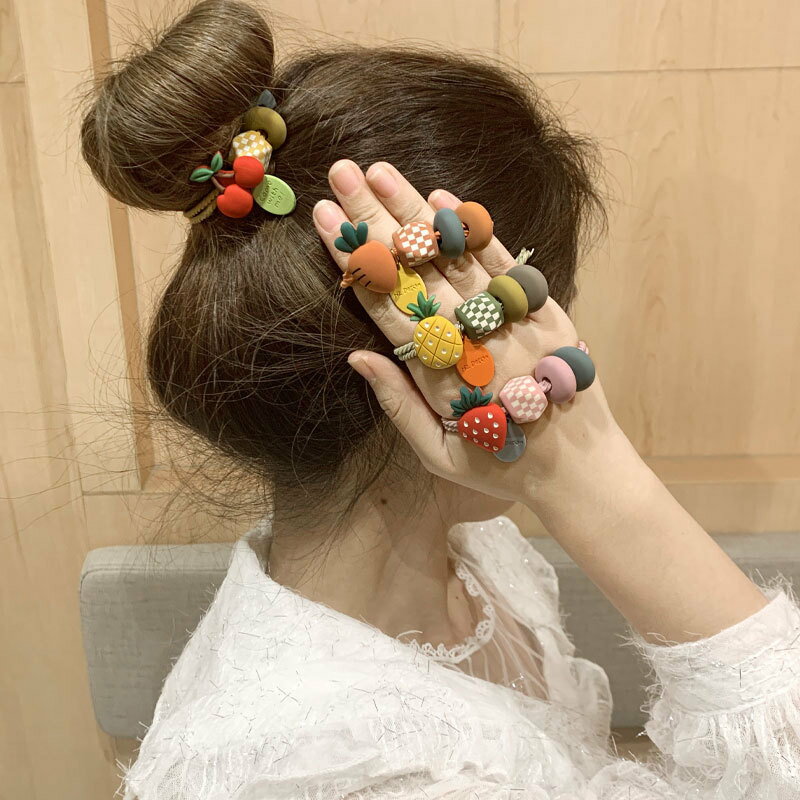 FB3900 韓版ins甜美水果造型髮圈