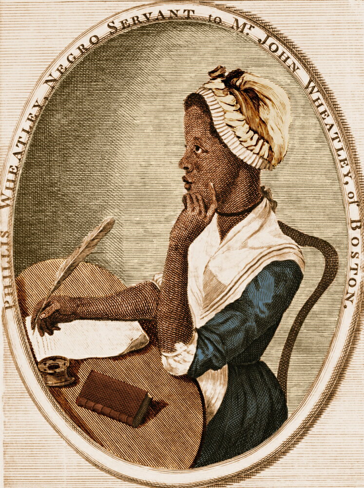 Posterazzi Phillis Wheatley American Poet Stretched Canvas Science
