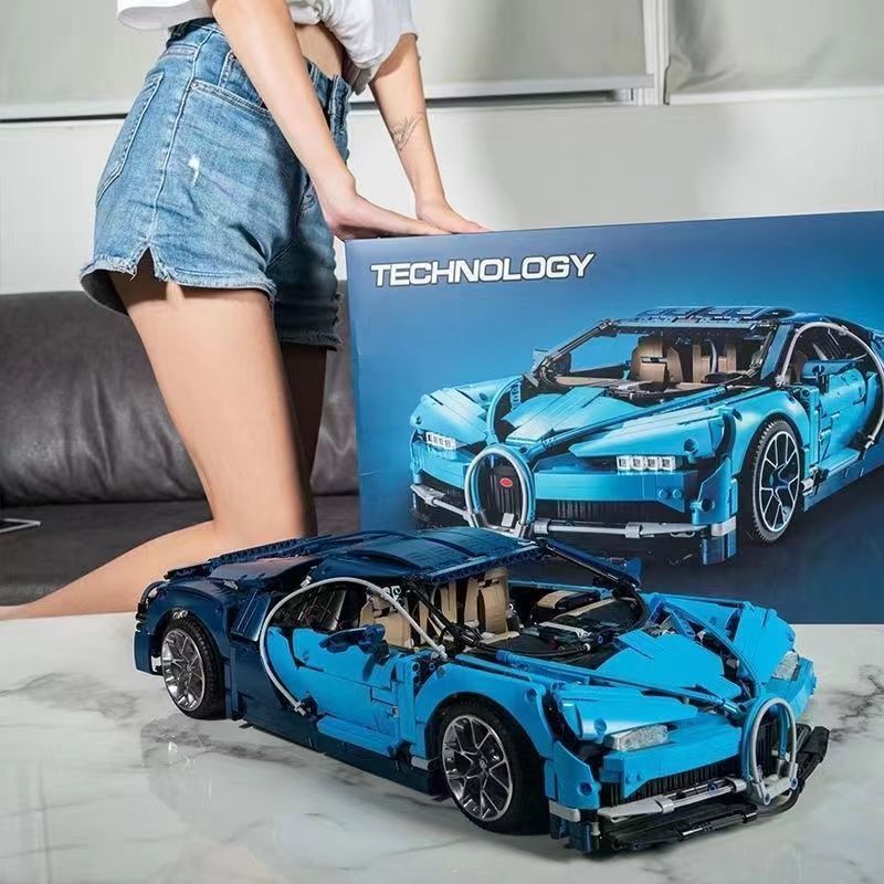 兼容樂高積木布加迪威龍跑車成年益智拼裝賽車玩具男孩禮物42083