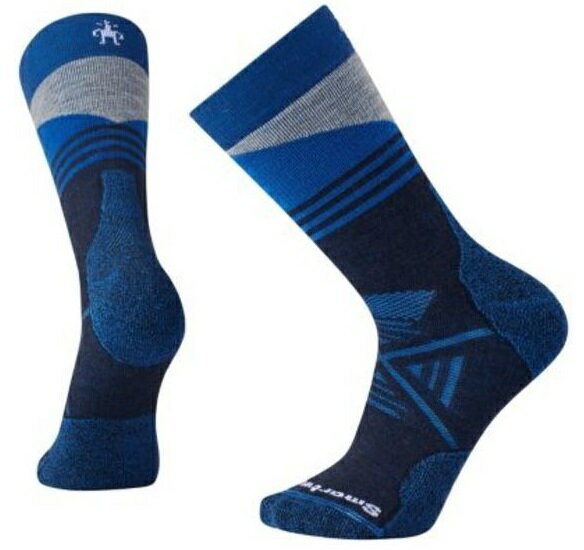 【【蘋果戶外】】Smartwool SW001209 092 深海軍藍 PhD 戶外中量級印花中長統筒襪 登山襪 美國製造 美麗諾羊毛襪 保暖 0