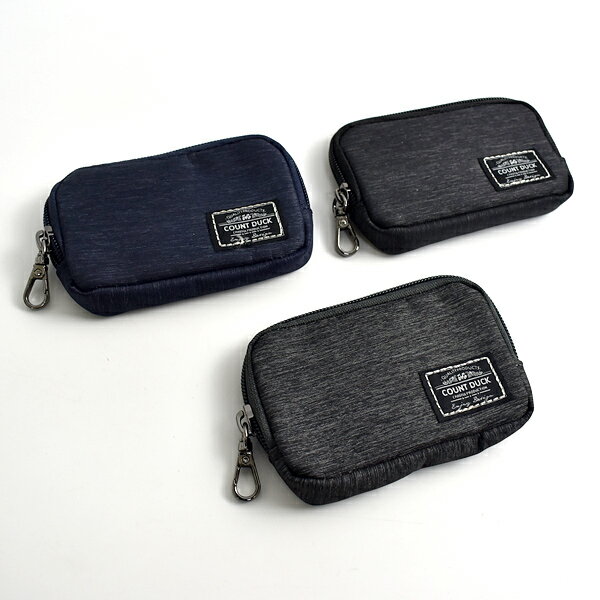 零錢包 絲紋尼龍布標掛勾拉鍊【NW543】