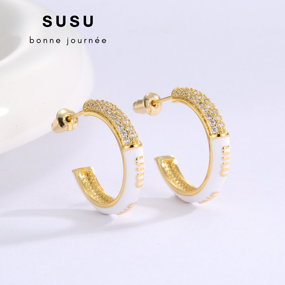 SU SU︱魔力圈圈耳環❤️日韓 明星 熱銷 925純銀 防過敏 飾品 耳環 項鍊 手鍊 穿搭 百搭 時尚 2