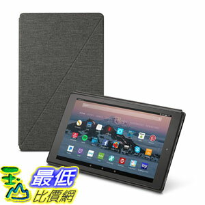 [107美國直購] 保護套 Amazon Fire HD 10 Tablet Case (7th Generation, 2017 Release), Charcoal Black