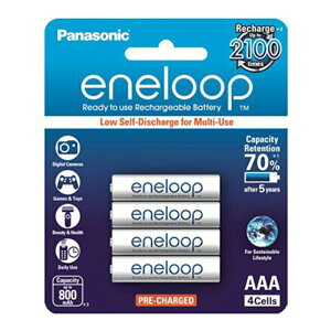 Panasonic 國際牌 eneloop 即可用充電池 4號BK-4MCCE4BTW 日本製 4入/卡